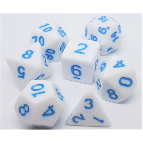 Dice Set Marshmellow: Blue