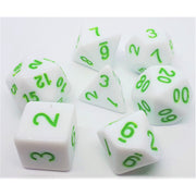 Dice Set Marshmellow: Green