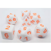 Dice Set Marshmellow: Orange