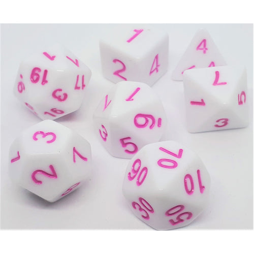 Dice Set Marshmellow: Pink