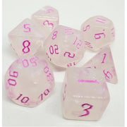 Dice Set Milky Shine: Pink