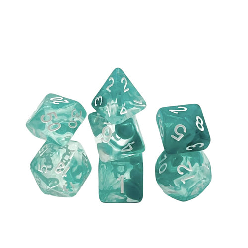 Dice Set: Nebula Teal