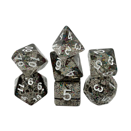 Dice Set Powder: Dark Rainbow