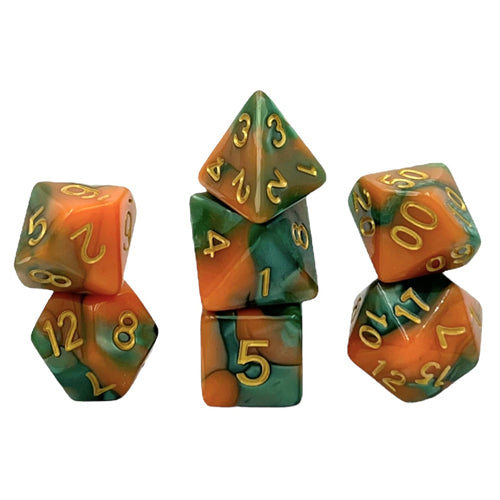Dice Set Racing: Green Mango