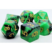 Dice Set Racing: Green/Black