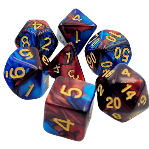 Dice Set Racing: Red/Blue