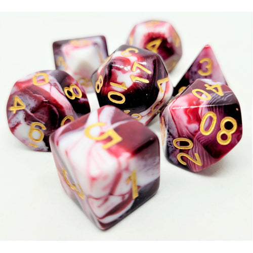 Dice Set Racing: Red/White
