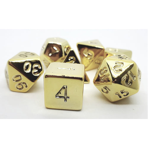 Dice Set Shiny: Gold
