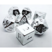 Dice Set Shiny: Silver