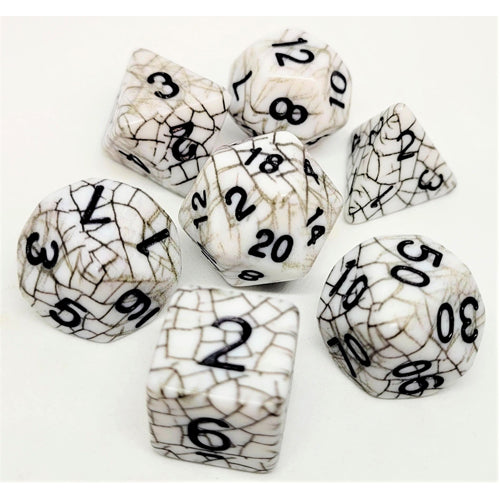 Dice Set: Spider Black