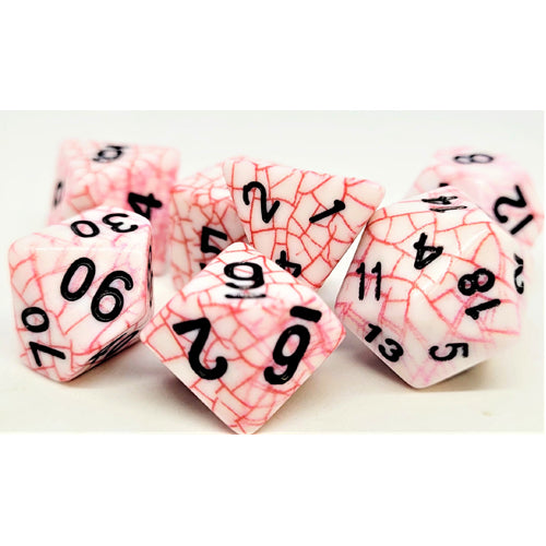 Dice Set: Spider Red