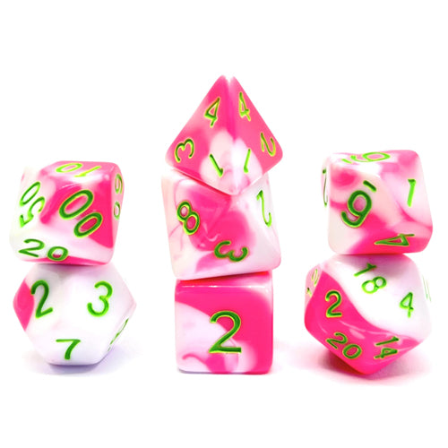 Dice Set: Strawberry Pink