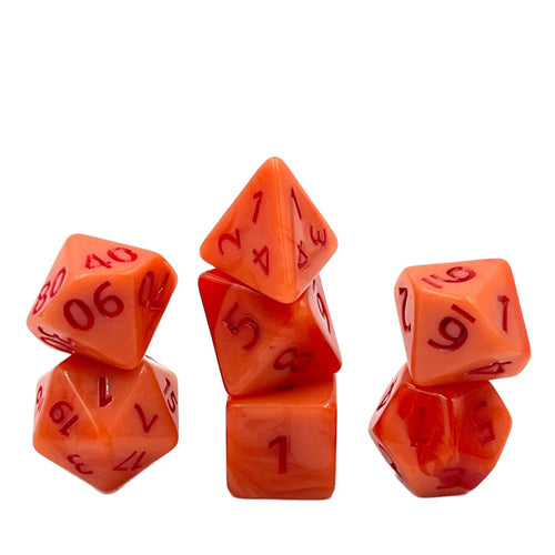 Dice Set: Sweet Peach Gum