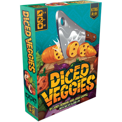 Légumes coupés en dés