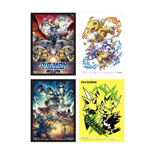 Digimon Card Game: Official Sleeve - 4 Kinds Assortment (One Supplied)