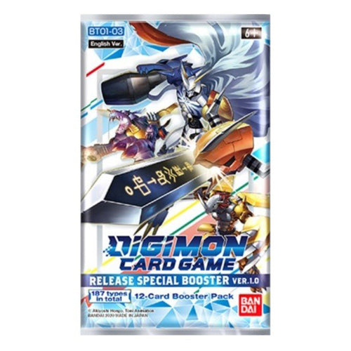 Digimon Card Game: Release Special Ver.1.0 (BT01-03) Booster Pack