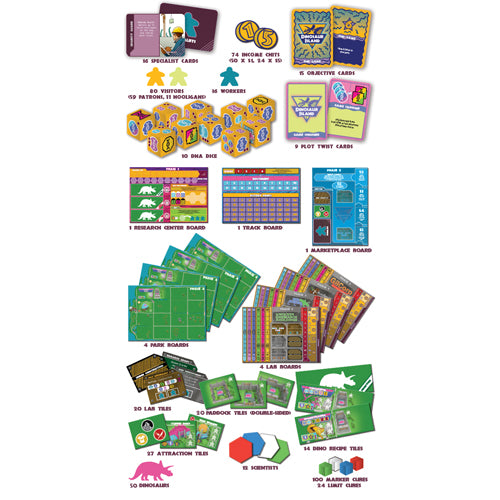 Dinosaur Island Kickstarter Component Kit