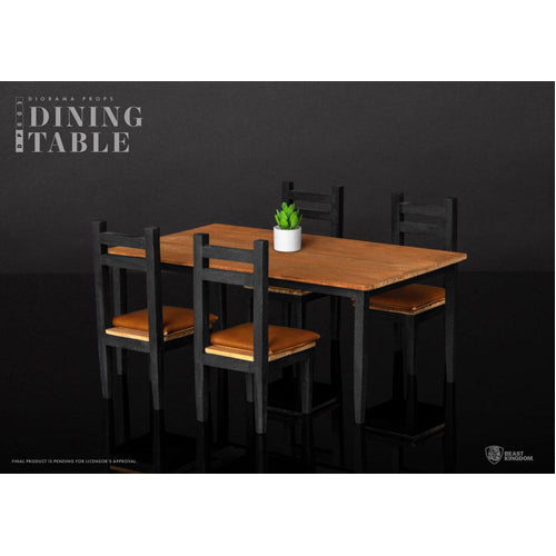 Diorama Props Series Dining Table Set