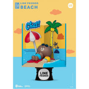 Diorama Stage-106-Line Friends-Beach Close Box