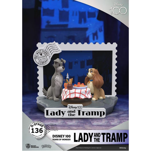 Diorama Stage-136-Disney 100 Years of Wonder-Lady And The Tramp