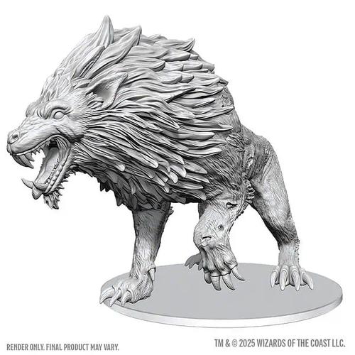 Dire Worg: D&D Nolzur's Marvelous Unpainted Miniatures