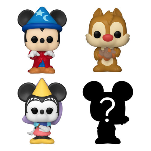 Disney Bitty POP! Vinyl Figure 4-Pack Sorcerer Mickey 2.5 cm