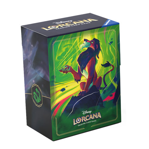 Disney Lorcana: Azurite Sea - Deck Box -Scar
