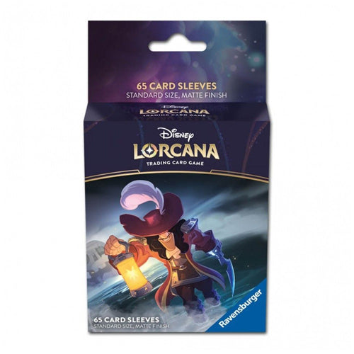 Disney Lorcana Card Sleeve Captain Hook Set 1 (65 Sleeves)