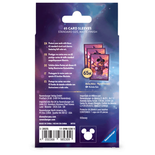 Disney Lorcana: Reign of Jafar - Card Sleeves - Mickey Mouse