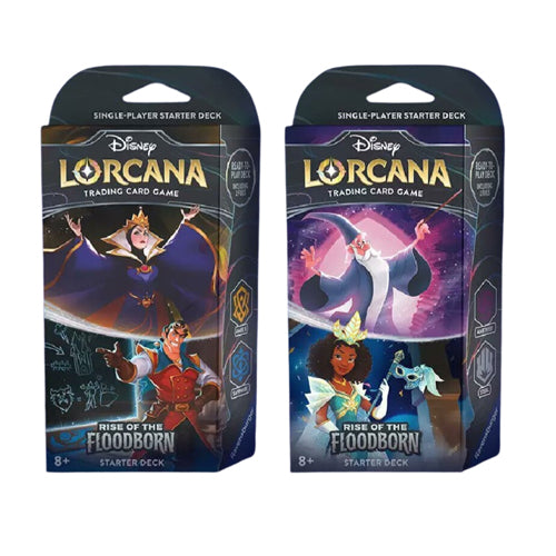 Disney Lorcana Trading Card Game - Starter Deck 2-Set - Rise of the FloodBorn