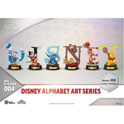 Disney Mini Diorama Stage Statues 6-pack 100 Years of Wonder-Disney Alphabet Art 10 cm