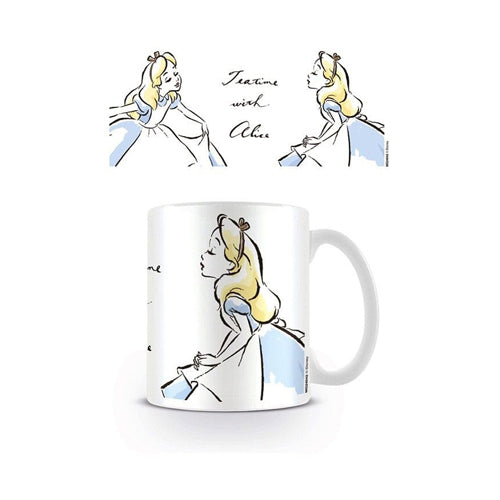 Disney Mug Alice in Wonderland Teatime with Alice