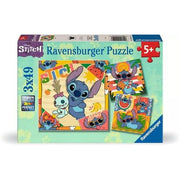 Disney Stitch Puzzle - 3x49 Pieces
