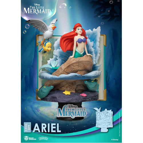 Disney Story Book Series D-Stage PVC Diorama Ariel 15 cm