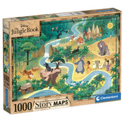 Disney Story Maps - The Jungle Book - 1000 pieces