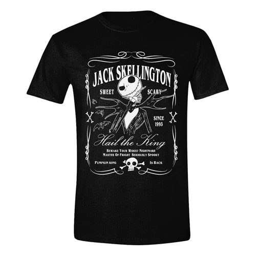 Disney The Nightmare Before Christmas T-Shirt Jack Skellington Label Size M