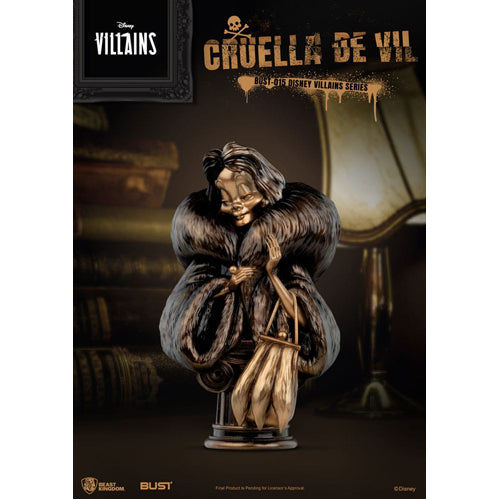Disney Villains Series PVC Bust Cruella De Vil 16 cm