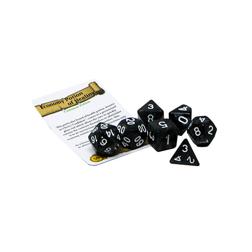 DnDice Acrylic Alchemy Dice Booster Inside