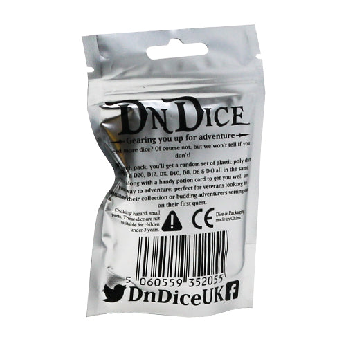 DnDice Acrylic Alchemy Dice Booster Back