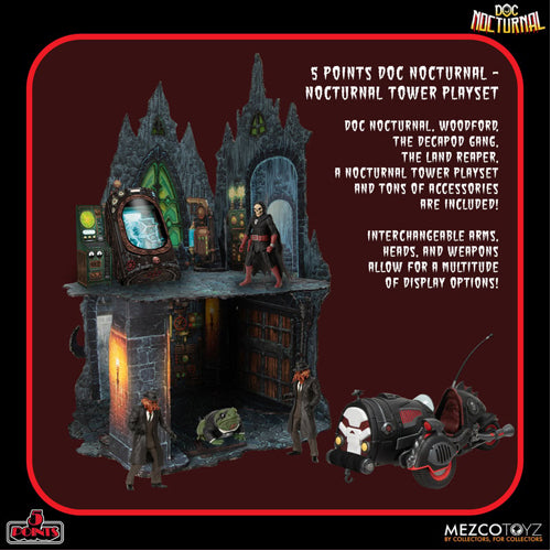 Doc Nocturnal 5 Points Nocturnal Tower Playset
