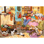 Dog Tired 1000 Piece Puzzle