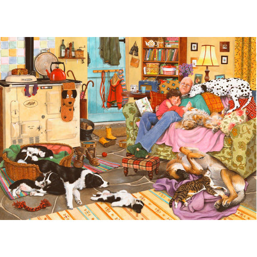 Dog Tired 1000 Piece Puzzle