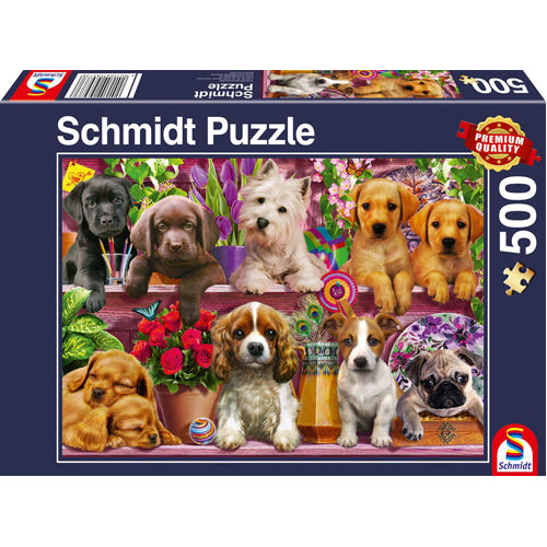 Dog in the Shelves (500pc)
