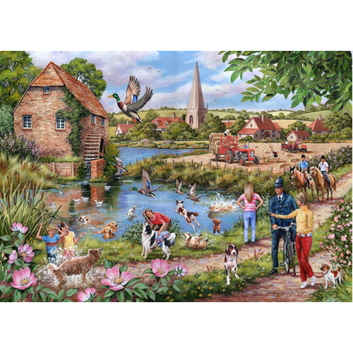 Doggy Paddle 1000 Piece Puzzle
