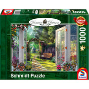 Dominic Davison- View Of The Enchanted Garden - 1000 Piece Puzzle