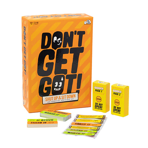 Don't Get Got!: Shut Up & Sit Down Special Edition Contents