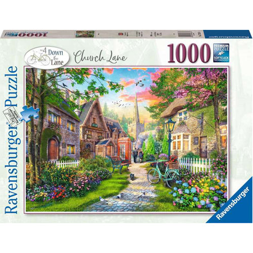 Down the Lane No.4 Church Lane 1000pc