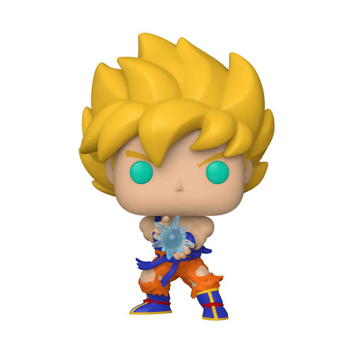Dragon Ball Z POP! Animation Vinyl Figure SS Goku w/ Kamehameha Wave 9 cm