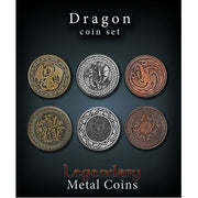Dragon Coin Set Legendary Metal Coins