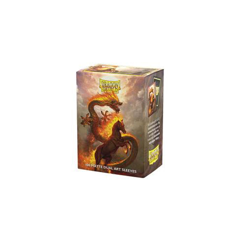 Dragon Shield Fire Horse 2026 Matte Dual Art Sleeves - Standard Size (100)
